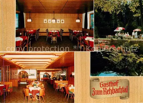 AK / Ansichtskarte  Grafengehaig Gasthof Zum Rehbachtal Gastraeume Park Terrasse Grafengehaig