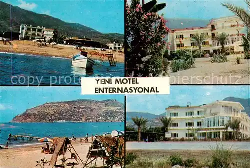 AK / Ansichtskarte 73858743 Alanya_TK Yeni Motel Enternasyonal Strandpartien 