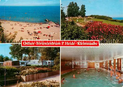AK / Ansichtskarte 73858761 Kleinwaabs Ostsee Ferienzentrum Paul Heide Strand Camping Park Hallenbad Kleinwaabs
