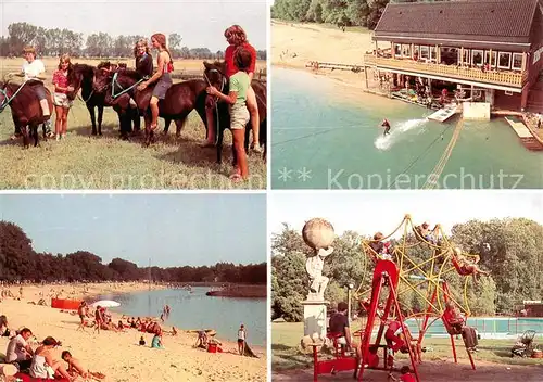 AK / Ansichtskarte  Haren_Ems Ferienzentrum Schloss Dankdern Strand Kinderspielplatz Ponyreiten Haren_Ems