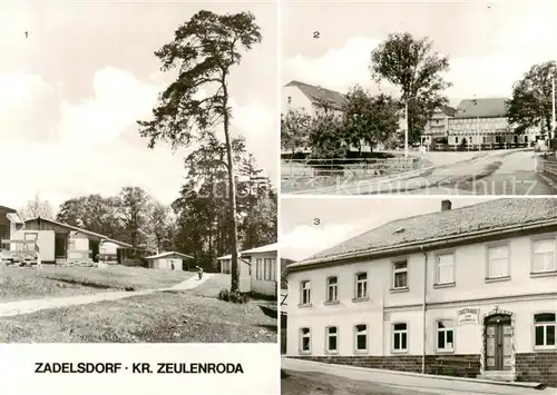 AK / Ansichtskarte  Zadelsdorf Bungalowdorf an der Talsperre Zeulenroda Gasthaus zum Steinbock Zadelsdorf