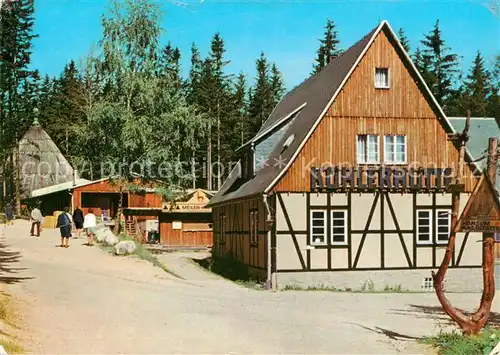 AK / Ansichtskarte  Sosa_Erzgebirge Konsum-Gaststaetten Koehlerhuette und Meiler an der Talsperre des Friedens Sosa Erzgebirge