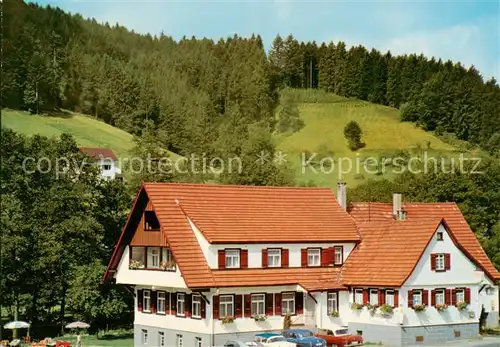 AK / Ansichtskarte  Obertal_Baiersbronn Gasthof Pension Schwanen Obertal Baiersbronn