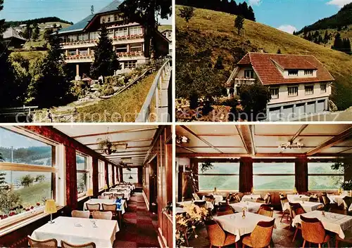 AK / Ansichtskarte  Muggenbrunn Hoehenluftkurort Hotel Pension Adler Restaurant Muggenbrunn