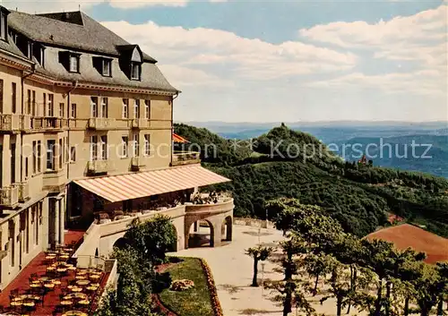 AK / Ansichtskarte 73858826 Petersberg__Koenigswinter Hotel Petersberg Berghotel im Siebengebirge Fernsicht 