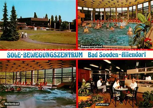 AK / Ansichtskarte 73858862 Bad_Sooden-Allendorf Sole Bewegungszentrum Wellenbad Cafeteria Bad_Sooden-Allendorf