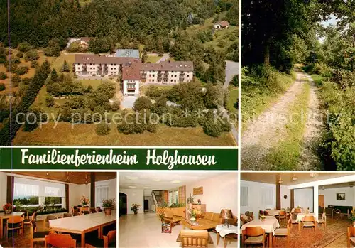 AK / Ansichtskarte  Burbach_Siegerland OT Holzhausen Familien Ferienheim Holzhausen Gastraeume Waldweg Burbach_Siegerland