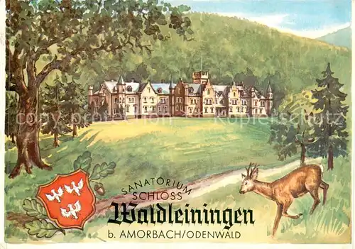 AK / Ansichtskarte 73858911 Amorbach_Miltenberg Sanatorium Schloss Waldleiningen 