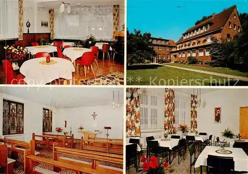 AK / Ansichtskarte  Waldliesborn_Bad Haus Carola Gastraeume Hauskapelle Waldliesborn_Bad