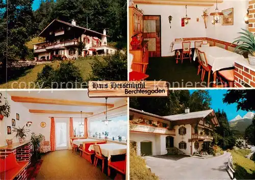 AK / Ansichtskarte  Berchtesgaden Gaestehaus Hessenbichl Gastraeume Berchtesgaden