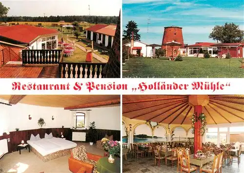 AK / Ansichtskarte  Rheinsberg Restaurant Pension Hollaender Muehle Muehlenzimmer Muehlenrestaurant Muehlenbackofen Rheinsberg