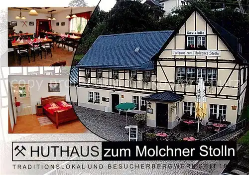 AK / Ansichtskarte 73859009 Pobershau Huthaus zum Molchner Stolln Gastraum Zimmer Pobershau