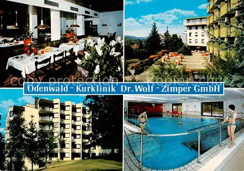 AK / Ansichtskarte 73859012 Bad_Koenig_Odenwald Dr Wolf Zimper Odenwald Kurklinik Bad_Koenig_Odenwald