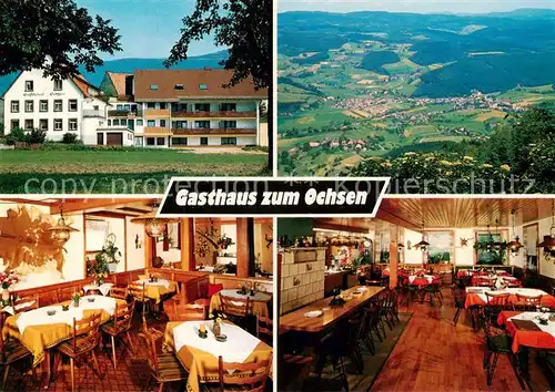 AK / Ansichtskarte  Winden_Elztal Gasthaus Pension Zum Ochsen Gastraeume Panorama Winden Elztal