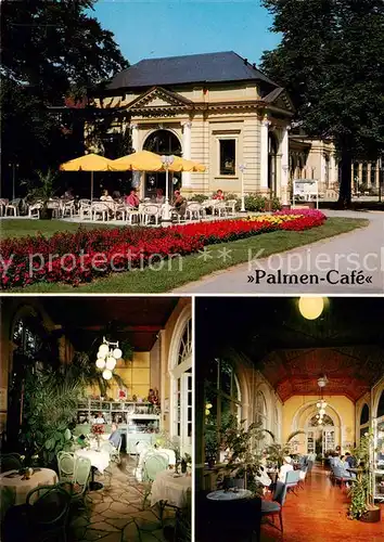 AK / Ansichtskarte 73859021 Bad_Harzburg Palmen Cafe Gastraeume Terrasse Bad_Harzburg