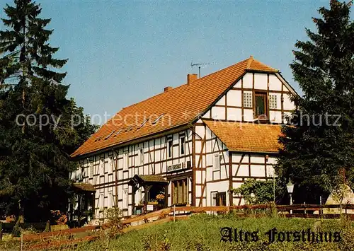 AK / Ansichtskarte  Naumburg_Hessen Altes Forsthaus  Naumburg Hessen