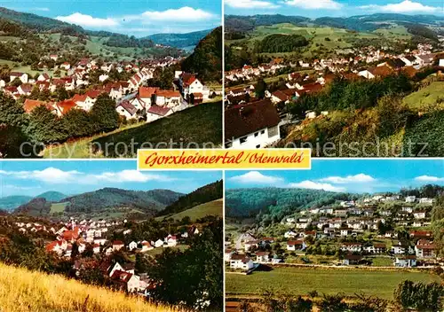 AK / Ansichtskarte  Gorxheimertal Teilansichten Panorama Gorxheimertal