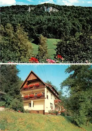 AK / Ansichtskarte 73859055 Egloffstein Panorama Haus Porisch Egloffstein