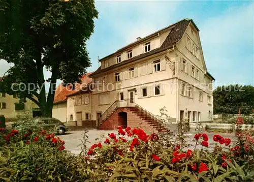 AK / Ansichtskarte  Schollbrunn_Waldbrunn Gasthof Pension Hirsch Schollbrunn Waldbrunn