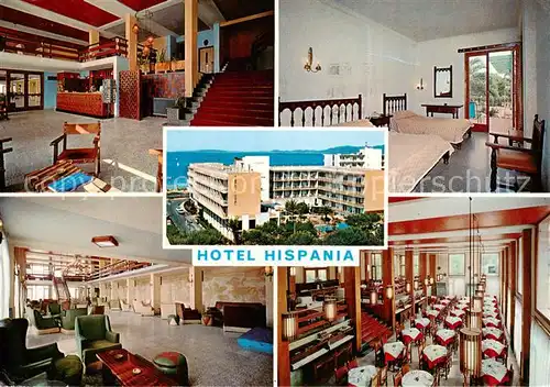 AK / Ansichtskarte 73859094 El_Arenal_Mallorca_ES Hotel Hispania Foyer Zimmer Speisesaal 