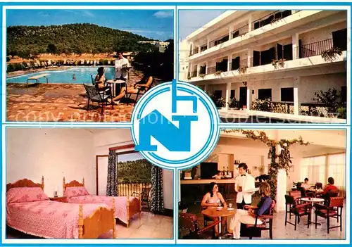 AK / Ansichtskarte  San_Antonio_Abad_Ibiza_ES Hostal NortePool Zimmer Gastraum 