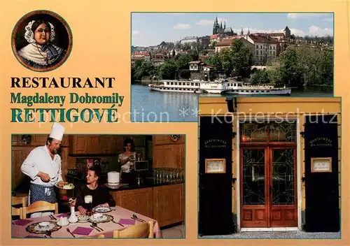 AK / Ansichtskarte 73859141 Praha_Prahy_Prague Restaurant Magdaleny Dobromily Rettigove Gaststube Eingang Praha_Prahy_Prague