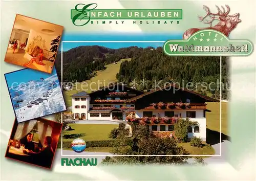 AK / Ansichtskarte  Flachau Hotel Waidmannsheil Sauna Panorama Gaststube Flachau