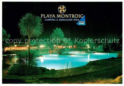 AK / Ansichtskarte  Cambrils_Costa_Dorada_ES Playa Montroig Camping et Bungalow Park 