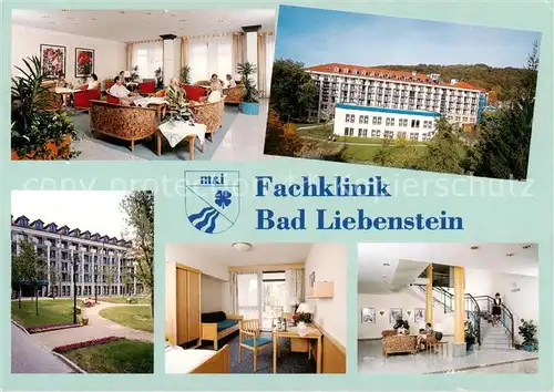 AK / Ansichtskarte  Bad_Liebenstein Fachklinik Bad Liebenstein Aufenthaltsraum Zimmer Treppenaufgang Bad_Liebenstein