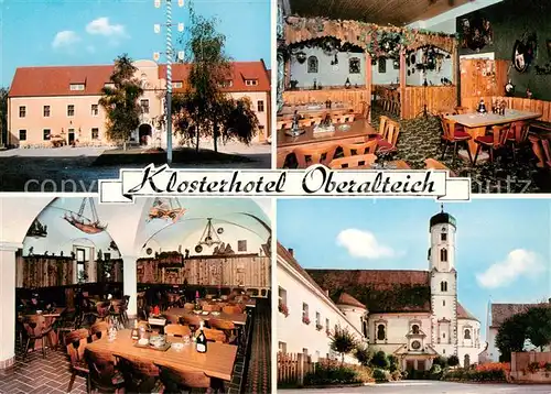 AK / Ansichtskarte 73859182 Oberalteich Gaststaette Klosterhotel Mariandl mit Klosterbraeustueberl Gastraeume Oberalteich