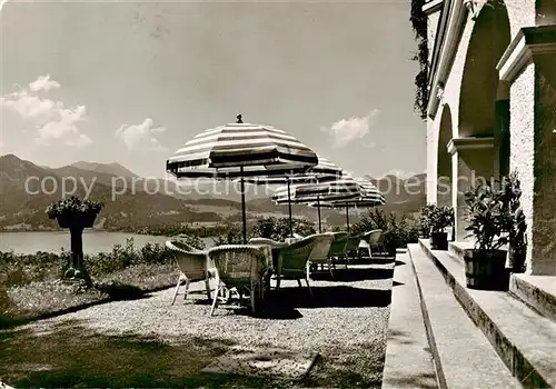 AK / Ansichtskarte  Tegernsee Bayern Heim Erholungsheim der Bayern Terrasse Tegernsee