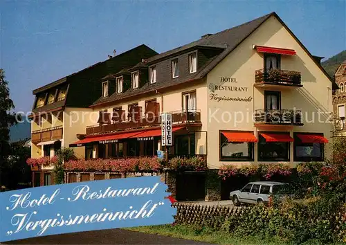 AK / Ansichtskarte 73859254 Poltersdorf_Mosel Hotel Restaurant Vergissmeinnicht 