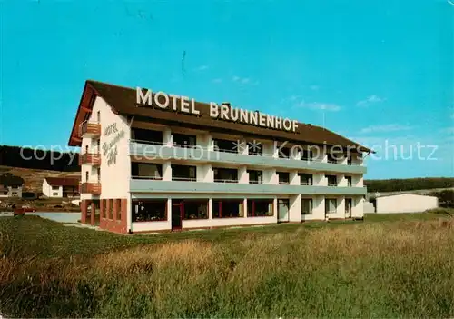 AK / Ansichtskarte 73859260 Weibersbrunn Motel Restaurant Brunnenhof Weibersbrunn
