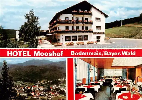 AK / Ansichtskarte 73859263 Bodenmais Hotel Mooshof Panorma Gastraum Bodenmais