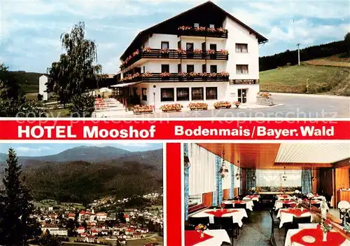 AK / Ansichtskarte  Bodenmais Hotel Mooshof Panorma Gastraum Bodenmais