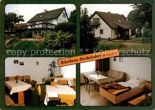 AK / Ansichtskarte  Berthelsdorf_Sebnitz_Oberlausitz Bibelheim Berthelsdorf Gaststube Zimmer 