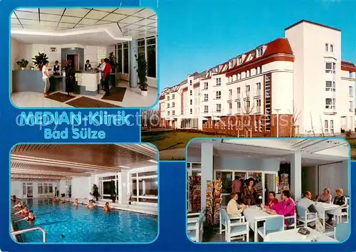 AK / Ansichtskarte  Bad_Suelze Median Klinik Rezeption Hallenbad Gastraum Bad_Suelze