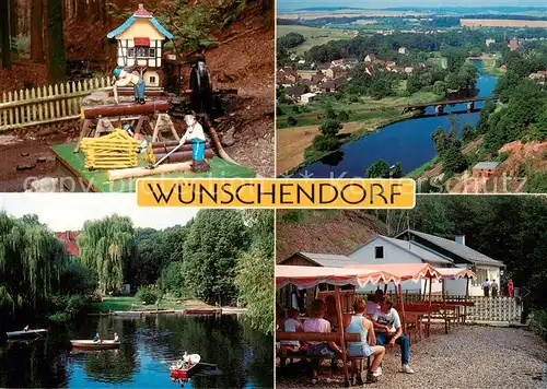 AK / Ansichtskarte  Wuenschendorf__Elster Maerchenwaldbaude und Gondelstation Cronschwitz 