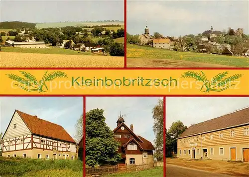 AK / Ansichtskarte  Kleinbobritzsch_Frauenstein_Sachsen Panorama Ortsansichten Kirche 