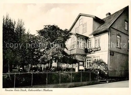 AK / Ansichtskarte  Hahnenklee-Bockswiese_Harz Pension Haus Busch Hahnenklee-Bockswiese