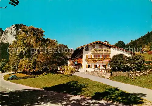 AK / Ansichtskarte  Ramsau__Berchtesgaden Gasthaus Zur Hindenburglinde 