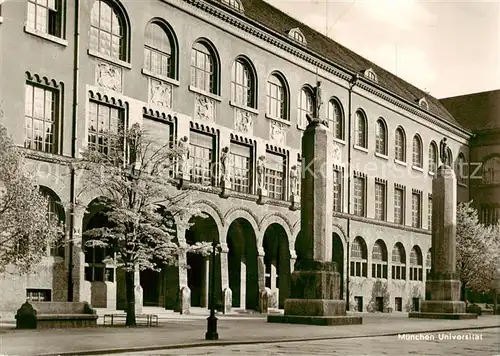 AK / Ansichtskarte  Muenchen Universitaet Muenchen