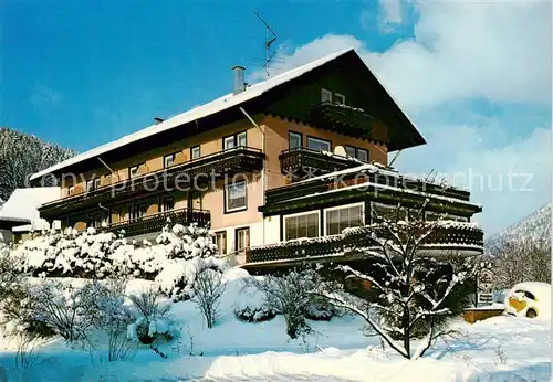 AK / Ansichtskarte  Mitteltal_Schwarzwald Gaststaette Pension Murghof im Winter Mitteltal Schwarzwald