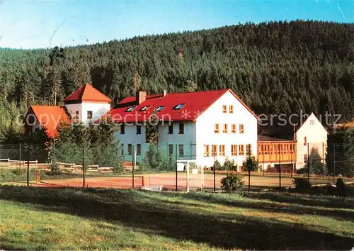 AK / Ansichtskarte  Herrenwies_Forbach Euro Umweltstudienplatz Franz Koebele Jugendherberge Tennisplatz 