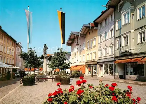 AK / Ansichtskarte  Bad_Toelz Marktstrasse Brunnen Bad_Toelz