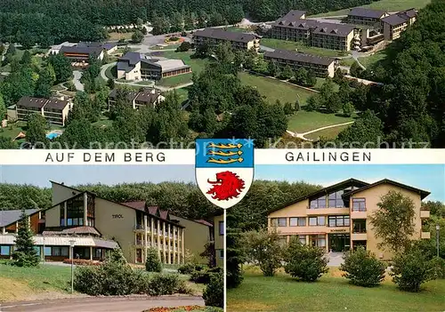 AK / Ansichtskarte  Gailingen Kliniken auf dem Berg Luftbild Gailingen