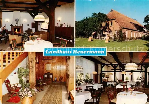 AK / Ansichtskarte  Sandhatten Landhaus Heuermann Altenpension Speiseraum Sandhatten