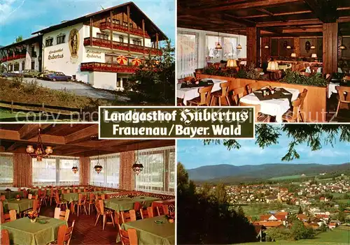 AK / Ansichtskarte 73859432 Frauenau Landgasthof Hubertus Restaurant Panorama Frauenau