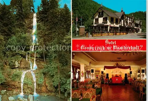 AK / Ansichtskarte  Goslar Hotel Koenigreich zu Romkerhall Restaurant Wasserfall Goslar