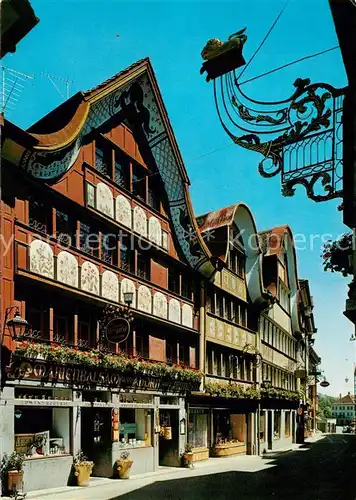 AK / Ansichtskarte  Appenzell_IR Hauptgasse Giebelhaeuser Appenzell IR